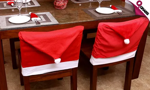 Santa Hat Chair Covers!
